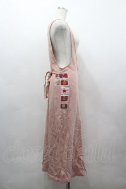 画像4: PINK HOUSE / くまワッペンスナップボタンジャンパースカート  ピンク I-26-03-16-091-LO-OP-SA-ZI