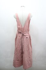 画像3: PINK HOUSE / ダッフルコートくまさん刺繍&ワッペンジャンパースカート  ピンク I-26-03-16-092-LO-OP-SA-ZI (3)