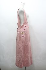 画像4: PINK HOUSE / ダッフルコートくまさん刺繍&ワッペンジャンパースカート  ピンク I-26-03-16-092-LO-OP-SA-ZI (4)