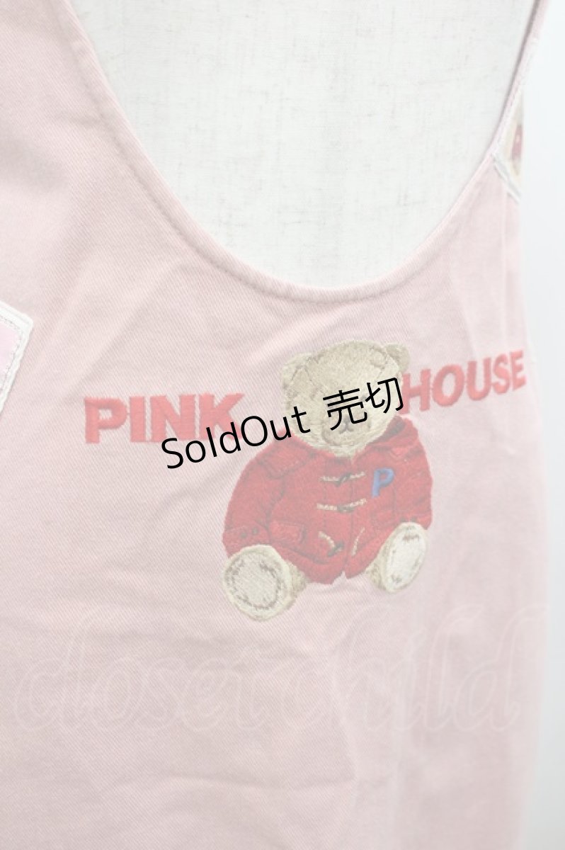 画像5: PINK HOUSE / ダッフルコートくまさん刺繍&ワッペンジャンパースカート  ピンク I-26-03-16-092-LO-OP-SA-ZY (5)