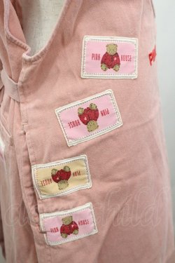 画像6: PINK HOUSE / ダッフルコートくまさん刺繍&ワッペンジャンパースカート  ピンク I-26-03-16-092-LO-OP-SA-ZI