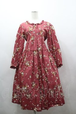 画像1: PINK HOUSE / ブルーミングドットプリントミディワンピース  ピンク I-26-03-16-093-LO-OP-SA-ZI