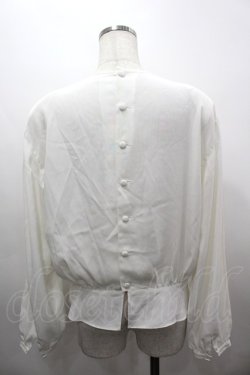 画像3: INGEBORG / ダブルリボンピンタックブラウス  白 I-26-03-16-011-LO-BL-SA-ZI