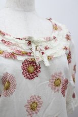 画像5: PINK HOUSE / ギンガムひな菊ワンピース  アイボリーＸ赤 I-26-03-16-094-LO-OP-SA-ZI (5)