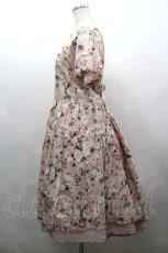 画像2: PINK HOUSE / 薔薇の森ミディ丈ワンピース  ピンク I-26-03-16-095-LO-OP-SA-ZI (2)