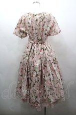 画像3: PINK HOUSE / 薔薇の森ミディ丈ワンピース  ピンク I-26-03-16-095-LO-OP-SA-ZI (3)