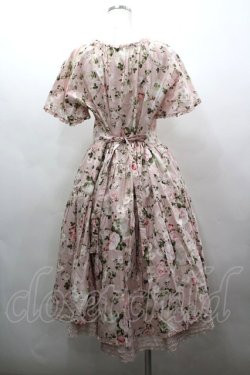 画像3: PINK HOUSE / 薔薇の森ミディ丈ワンピース  ピンク I-26-03-16-095-LO-OP-SA-ZI