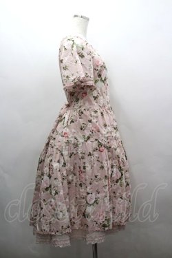 画像4: PINK HOUSE / 薔薇の森ミディ丈ワンピース  ピンク I-26-03-16-095-LO-OP-SA-ZI