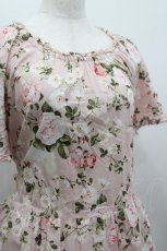 画像5: PINK HOUSE / 薔薇の森ミディ丈ワンピース  ピンク I-26-03-16-095-LO-OP-SA-ZI (5)
