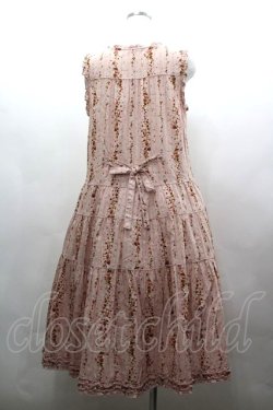 画像3: PINK HOUSE / ベリーズストライプノースリーブワンピース  ピンク I-26-03-16-096-LO-OP-SA-ZI