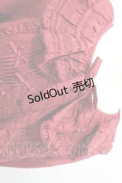 画像2: PINK HOUSE / リボンピンタック長袖ブラウス  赤 I-26-03-16-012-LO-BL-SA-ZI