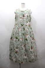 画像1: PINK HOUSE / La Reine a la roseノースリーブワンピース  ハッカ I-26-03-16-097-LO-OP-SA-ZI (1)