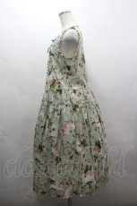 画像2: PINK HOUSE / La Reine a la roseノースリーブワンピース  ハッカ I-26-03-16-097-LO-OP-SA-ZI (2)