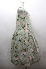 画像4: PINK HOUSE / La Reine a la roseノースリーブワンピース  ハッカ I-26-03-16-097-LO-OP-SA-ZI (4)