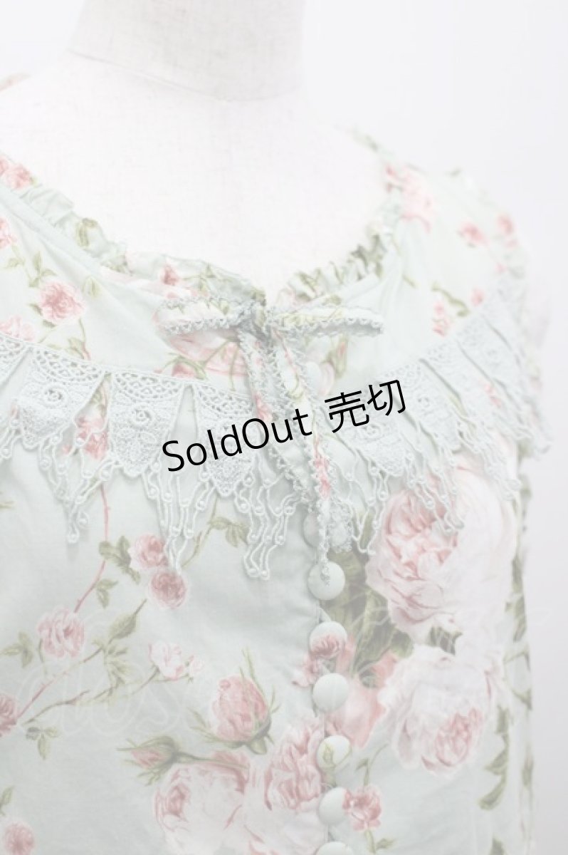 画像5: PINK HOUSE / La Reine a la roseノースリーブワンピース  ハッカ I-26-03-16-097-LO-OP-SA-ZI (5)