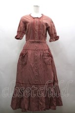 画像1: PINK HOUSE / ドット半袖ワンピース  赤Ｘ白 I-26-03-16-100-LO-OP-SA-ZI (1)