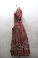 画像2: PINK HOUSE / ドット半袖ワンピース  赤Ｘ白 I-26-03-16-100-LO-OP-SA-ZI (2)