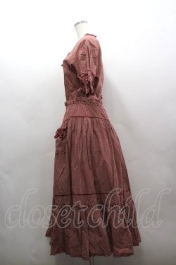 画像2: PINK HOUSE / ドット半袖ワンピース  赤Ｘ白 I-26-03-16-100-LO-OP-SA-ZI