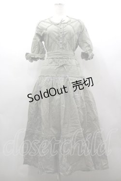 画像1: PINK HOUSE / 半袖ドットワンピース&サッシュベルトセット  ミントＸ白 I-26-03-16-101-LO-OP-SA-ZI
