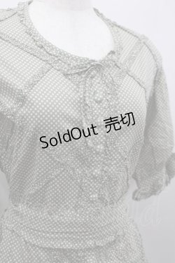 画像5: PINK HOUSE / 半袖ドットワンピース&サッシュベルトセット  ミントＸ白 I-26-03-16-101-LO-OP-SA-ZI