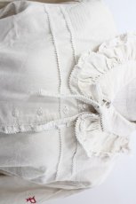 画像2: PINK HOUSE / PH刺繍長袖ブラウス  生成りＸ赤 I-26-03-16-013-LO-BL-SA-ZI (2)