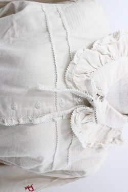 画像2: PINK HOUSE / PH刺繍長袖ブラウス  生成りＸ赤 I-26-03-16-013-LO-BL-SA-ZI