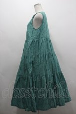 画像2: PINK HOUSE / 水玉プリントノースリーブワンピース  グリーンＸグリーン I-26-03-16-103-LO-OP-SA-ZI (2)