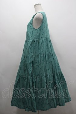 画像2: PINK HOUSE / 水玉プリントノースリーブワンピース  グリーンＸグリーン I-26-03-16-103-LO-OP-SA-ZI