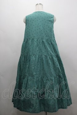 画像3: PINK HOUSE / 水玉プリントノースリーブワンピース  グリーンＸグリーン I-26-03-16-103-LO-OP-SA-ZI