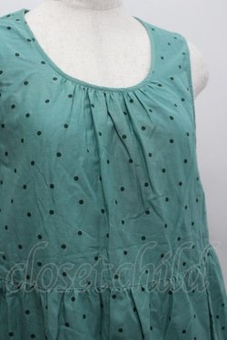 画像5: PINK HOUSE / 水玉プリントノースリーブワンピース  グリーンＸグリーン I-26-03-16-103-LO-OP-SA-ZI