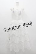 PINK HOUSE / パンジーレース使いローンキャミソールワンピース  白 I-26-03-16-104-LO-OP-SA-ZI