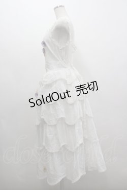 画像2: PINK HOUSE / パンジーレース使いローンキャミソールワンピース  白 I-26-03-16-104-LO-OP-SA-ZI