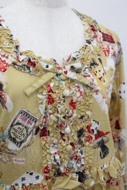 画像5: PINK HOUSE / ハロウィーンワンダーランドプリントミディワンピース  イエロー I-26-03-16-105-LO-OP-SA-ZI