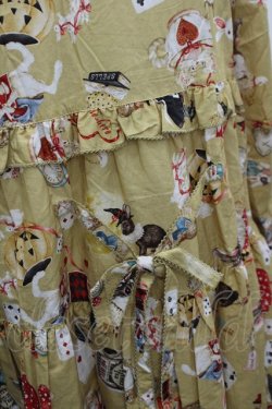 画像6: PINK HOUSE / ハロウィーンワンダーランドプリントミディワンピース  イエロー I-26-03-16-105-LO-OP-SA-ZI