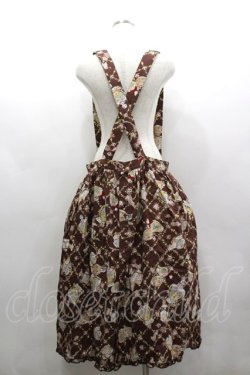 画像3: PINK HOUSE / パフュームプリントサロペットスカート  ブラウン I-26-03-16-106-LO-SK-SA-ZI