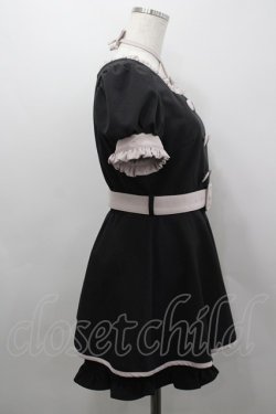 画像4: pium / フリルドーリーセットアップ  黒Ｘピンク I-26-03-16-107-0-OP-SA-ZI