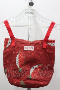 画像1: PINK HOUSE / さくらんぼ総柄ミニバッグ  赤 I-26-03-16-109-LO-BG-SA-ZI