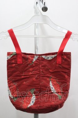 画像2: PINK HOUSE / さくらんぼ総柄ミニバッグ  赤 I-26-03-16-109-LO-BG-SA-ZI