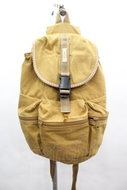 画像1: PINK HOUSE / 3つZIPポケットリュック  カラシ I-26-03-16-112-LO-BG-SA-ZI