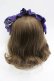 画像3: ATELIER PIERROT / レースリボンヘッドドレス  パープル I-26-03-16-114-EL-AC-SA-ZI (3)