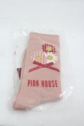 PINK HOUSE / ひな菊コサージュ柄ソックス  ピンク I-26-03-16-121-LO-ZA-SA-ZI