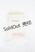 PINK HOUSE / ロゴ入り配色フリルソックス  アイボリー I-26-03-16-122-LO-ZA-SA-ZI