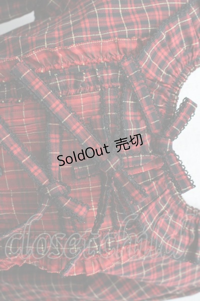 画像2: PINK HOUSE / オリジナルコードチェックブラウス  赤チェック I-26-03-16-015-LO-BL-SA-ZI (2)