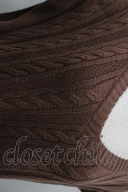 画像2: axes femme / ニットベストアンサンブル  ブラウン I-26-03-16-019-AX-TO-SA-ZI