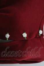 画像2: axes femme / ストロベリー刺繍ボレロ  赤 I-26-03-16-020-AX-TO-SA-ZI (2)