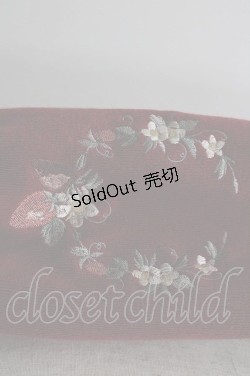 画像3: axes femme / ストロベリー刺繍ボレロ  赤 I-26-03-16-020-AX-TO-SA-ZI (3)