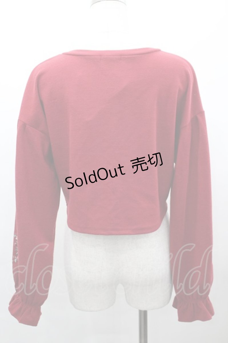 画像5: axes femme / ストロベリー刺繍ボレロ  赤 I-26-03-16-020-AX-TO-SA-ZI (5)