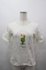画像1: axes femme / レトロスイーツプリントTシャツ  アイボリー I-26-03-16-022-AX-TO-SA-ZI (1)