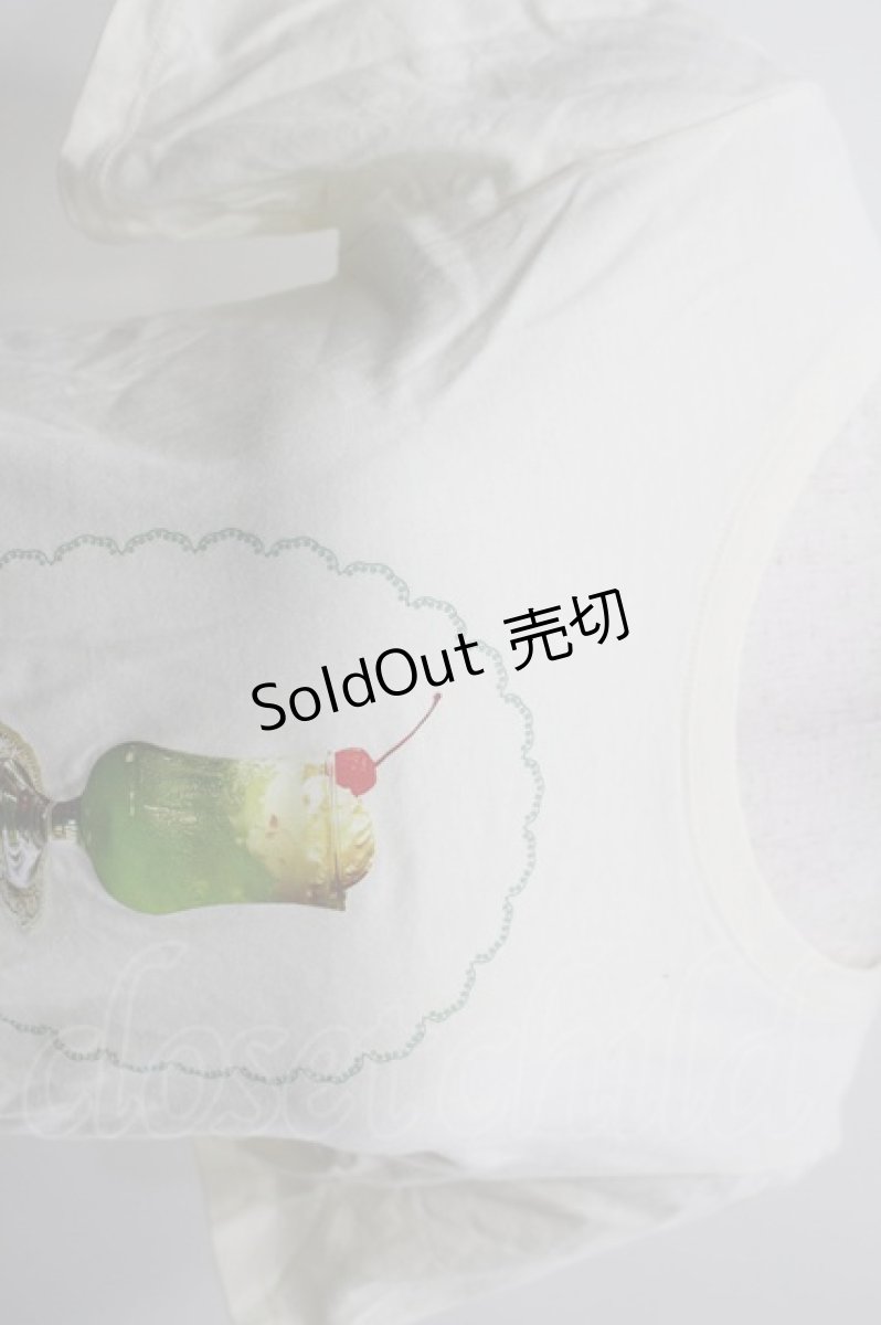 画像2: axes femme / レトロスイーツプリントTシャツ  アイボリー I-26-03-16-022-AX-TO-SA-ZI (2)