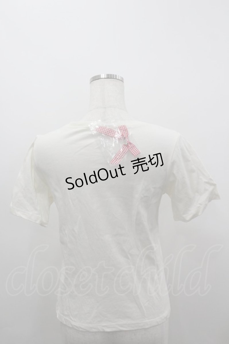 画像3: axes femme / レトロスイーツプリントTシャツ  アイボリー I-26-03-16-022-AX-TO-SA-ZI (3)